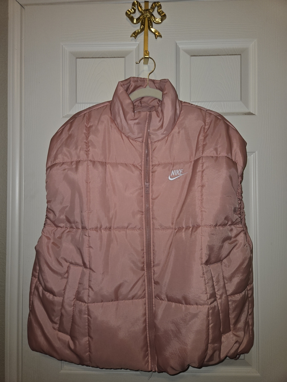 Nike Women's Pink Puffer Vest